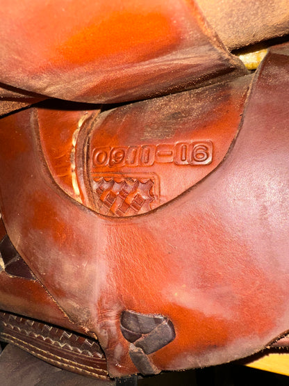 16” Morgan Saddlery 2S Ranch Cutter Western Saddle