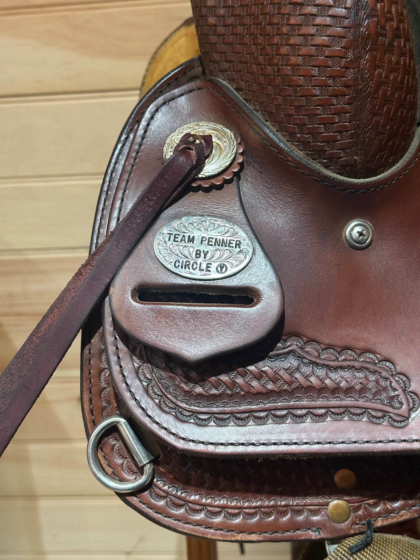 18” Circle Y Team Penner Western saddle model 1630