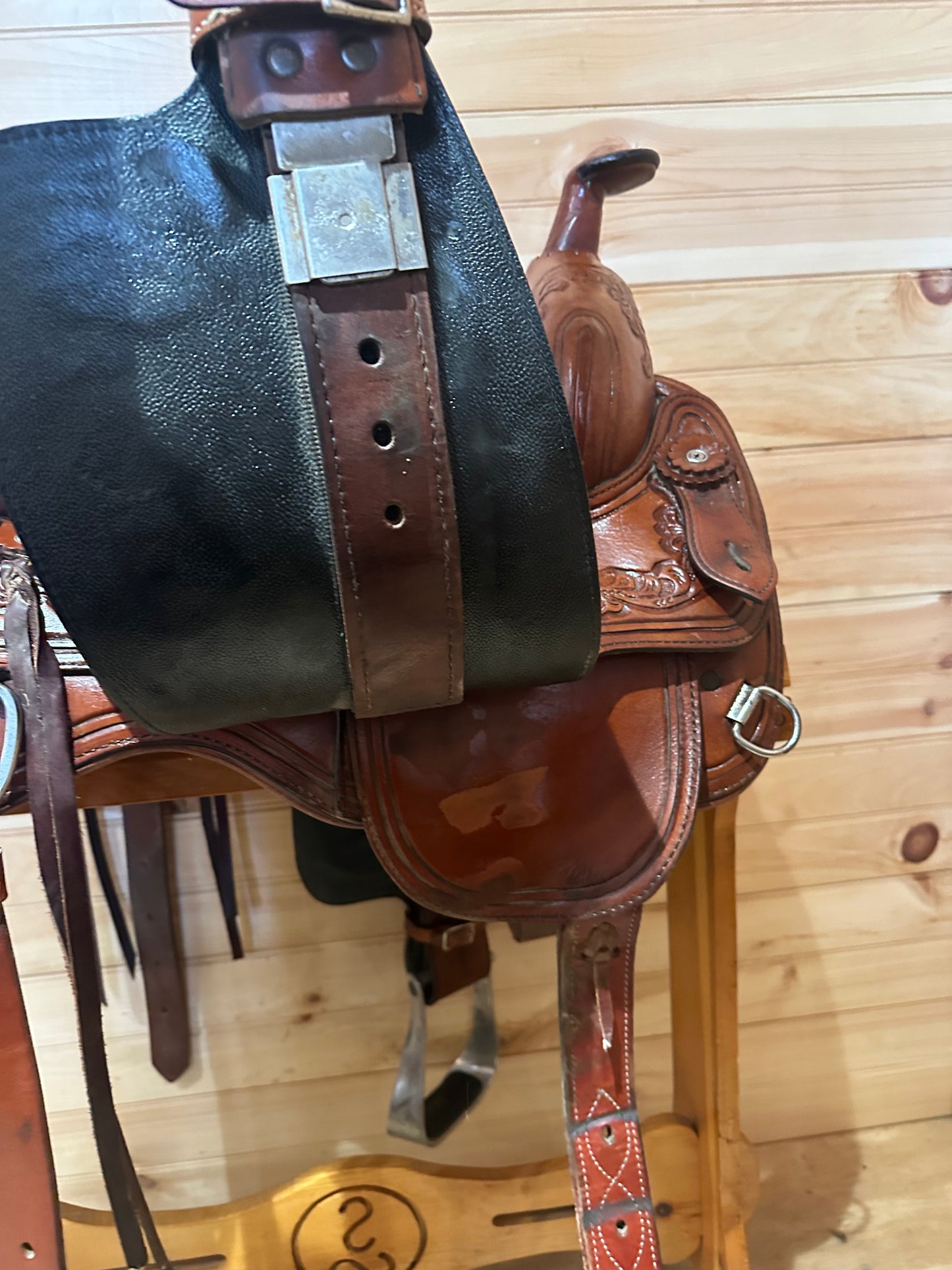 16” Tex Tan Tex-Flex Western Trail Saddle