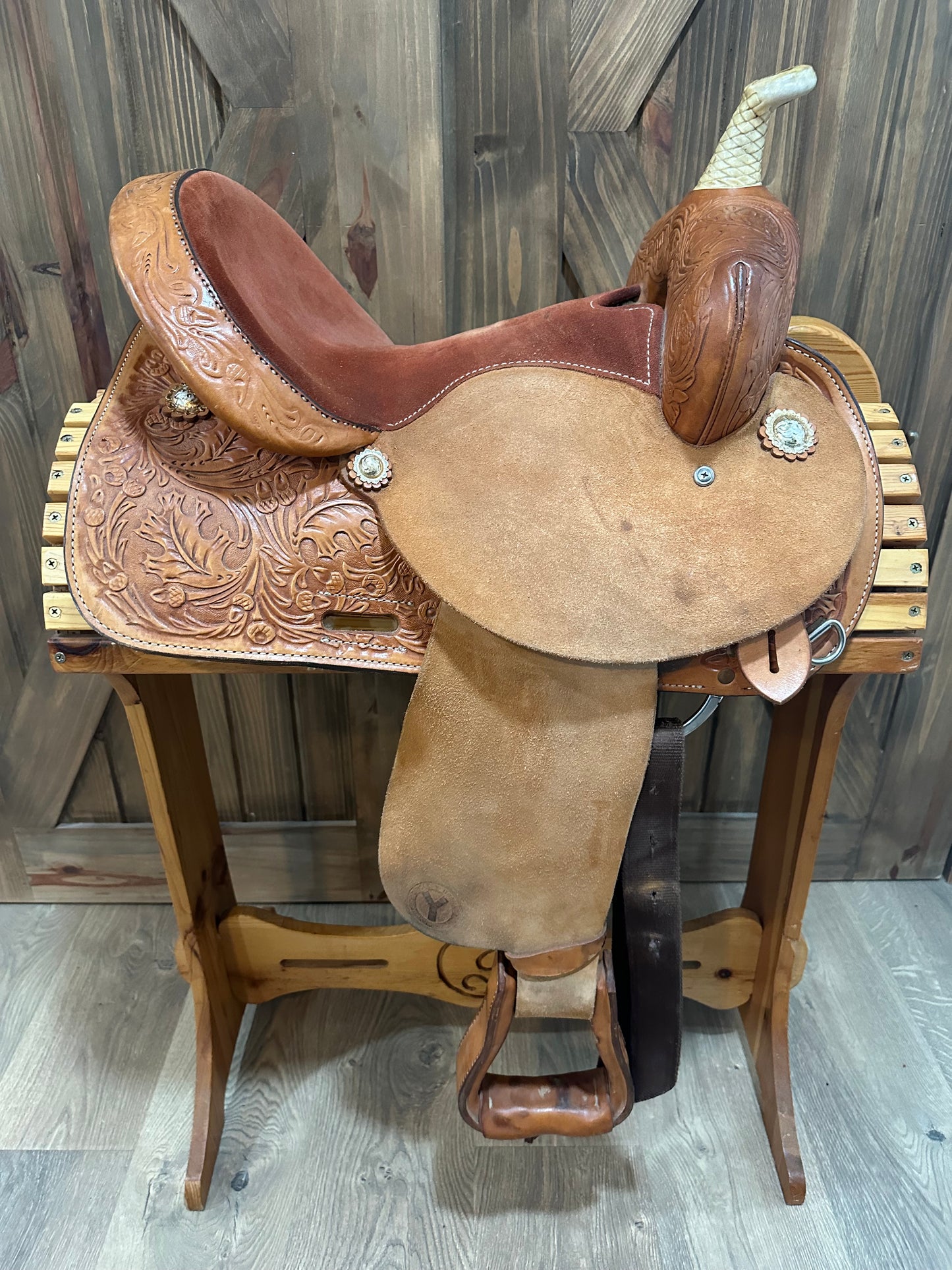 14” Circle Y Proven Barrel Racing Saddle