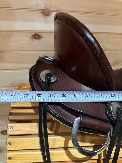 16.5” Allegany Mountain Saddlery Western Trail Saddle