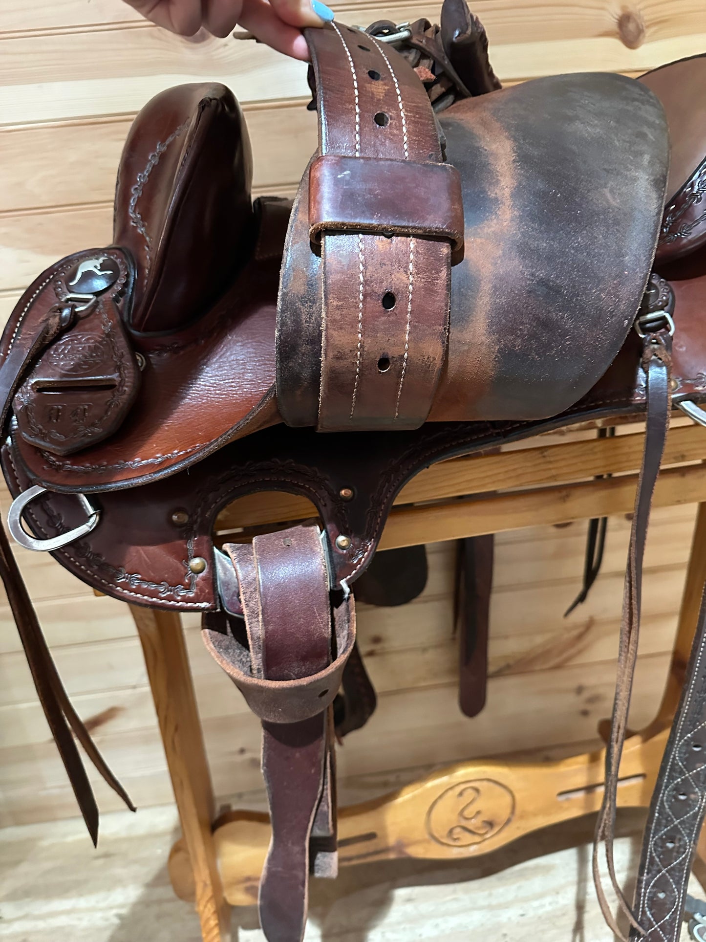 14” Clinton Anderson Aussie Stock Saddle by Martin Saddlery