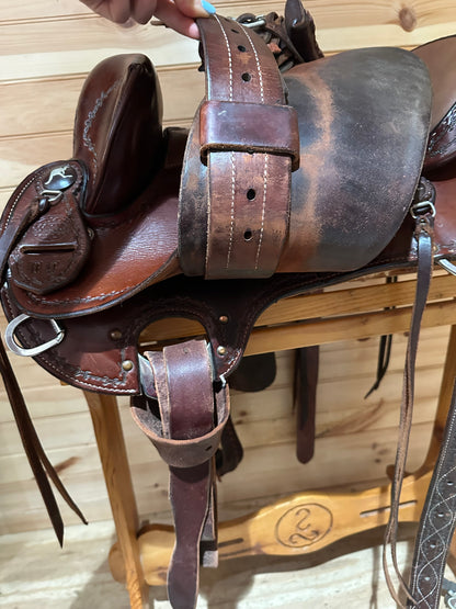14” Clinton Anderson Aussie Stock Saddle by Martin Saddlery