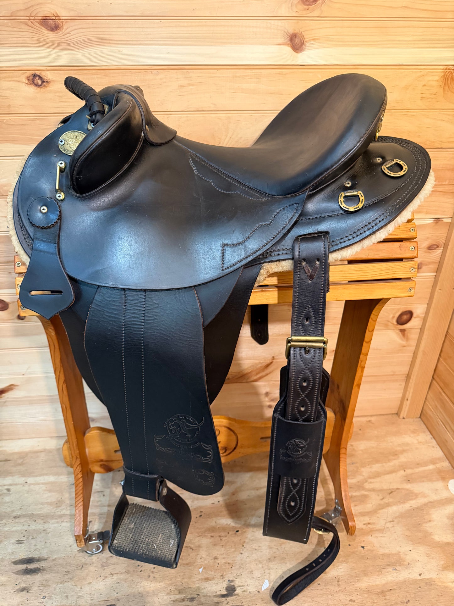 17” Australian Stock Saddle Co Santa MK III Enduro Aussie Saddle by James Saddlery