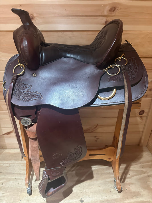 15” Royal King Western Trail Saddle
