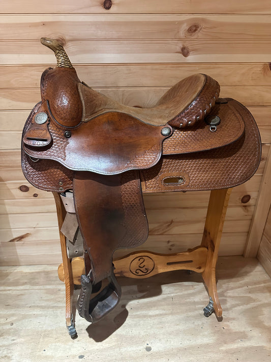 16” Billy Cook Maker Reiner Western Saddle Model 8905