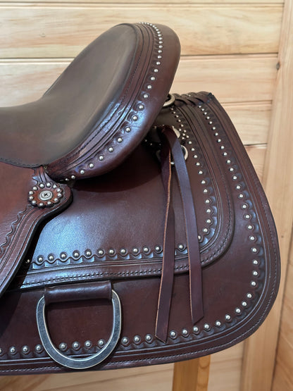 16” Circle Y Shawnee Flex-Lite Western Trail Saddle Model 1654