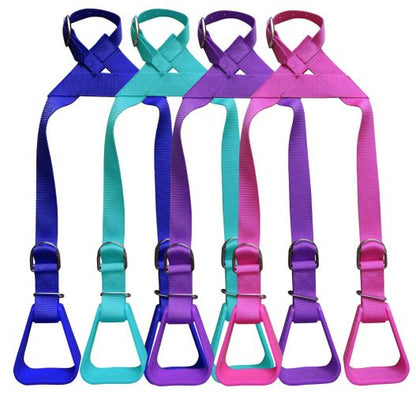 Showman Heavy duty nylon adjustable Children's buddy stirrups