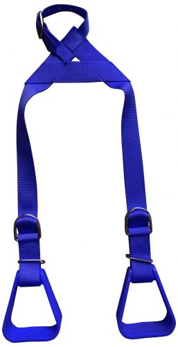 Showman Heavy duty nylon adjustable Children's buddy stirrups