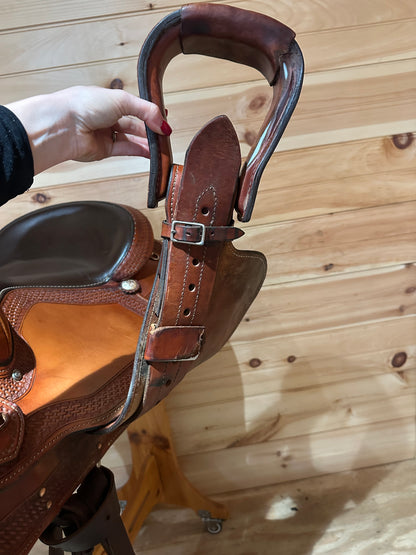 15.5” Crates Equi-Fit Ladies Reiner Western Saddle Model 4522-3