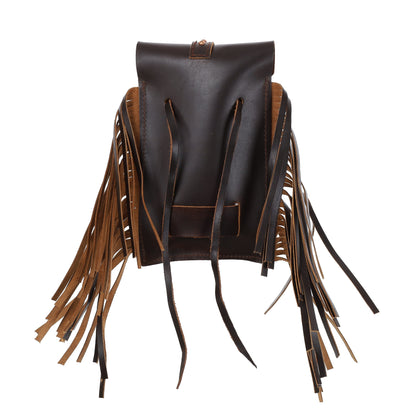 Showman Feathered Horizon Copper Rear Cinch Bag