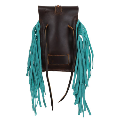 Showman High Plains Copper & Teal Rear Cinch Bag