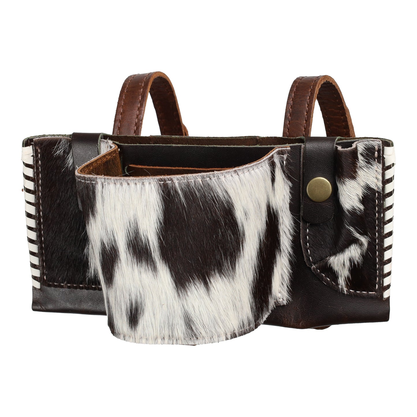Showman Trail Companion Cowhide Saddle Pommel Pouch Bag