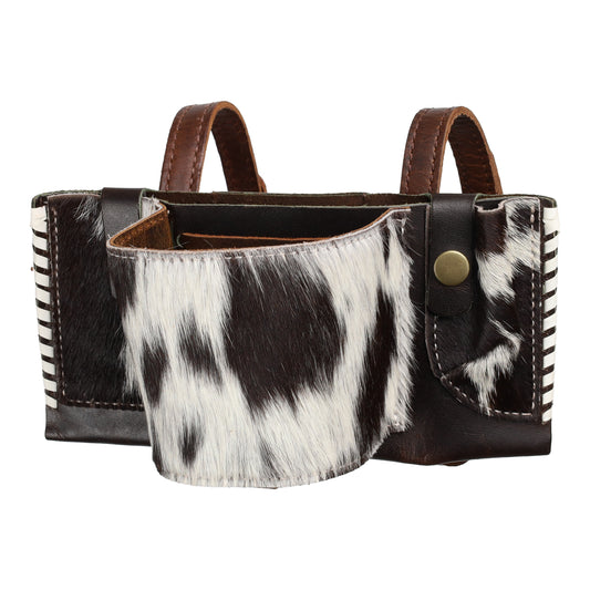 Showman Trail Companion Cowhide Saddle Pommel Pouch Bag