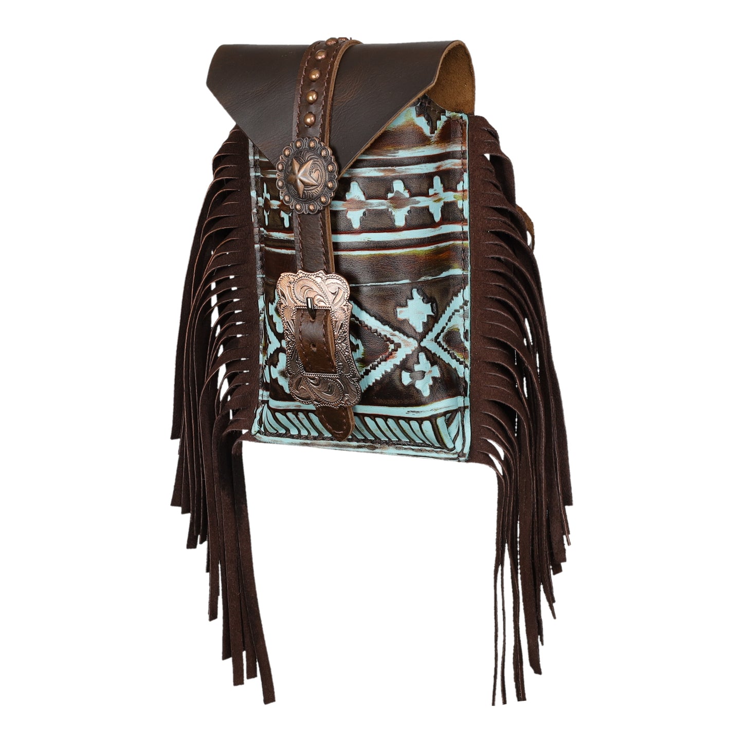 Wild River Aztec Fringe Rear Cinch Bag