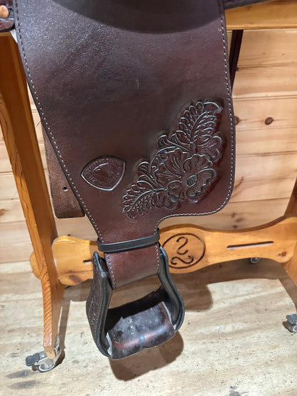 17” Tex Tan Hereford Western Trail Saddle Model 08-4901-1C7