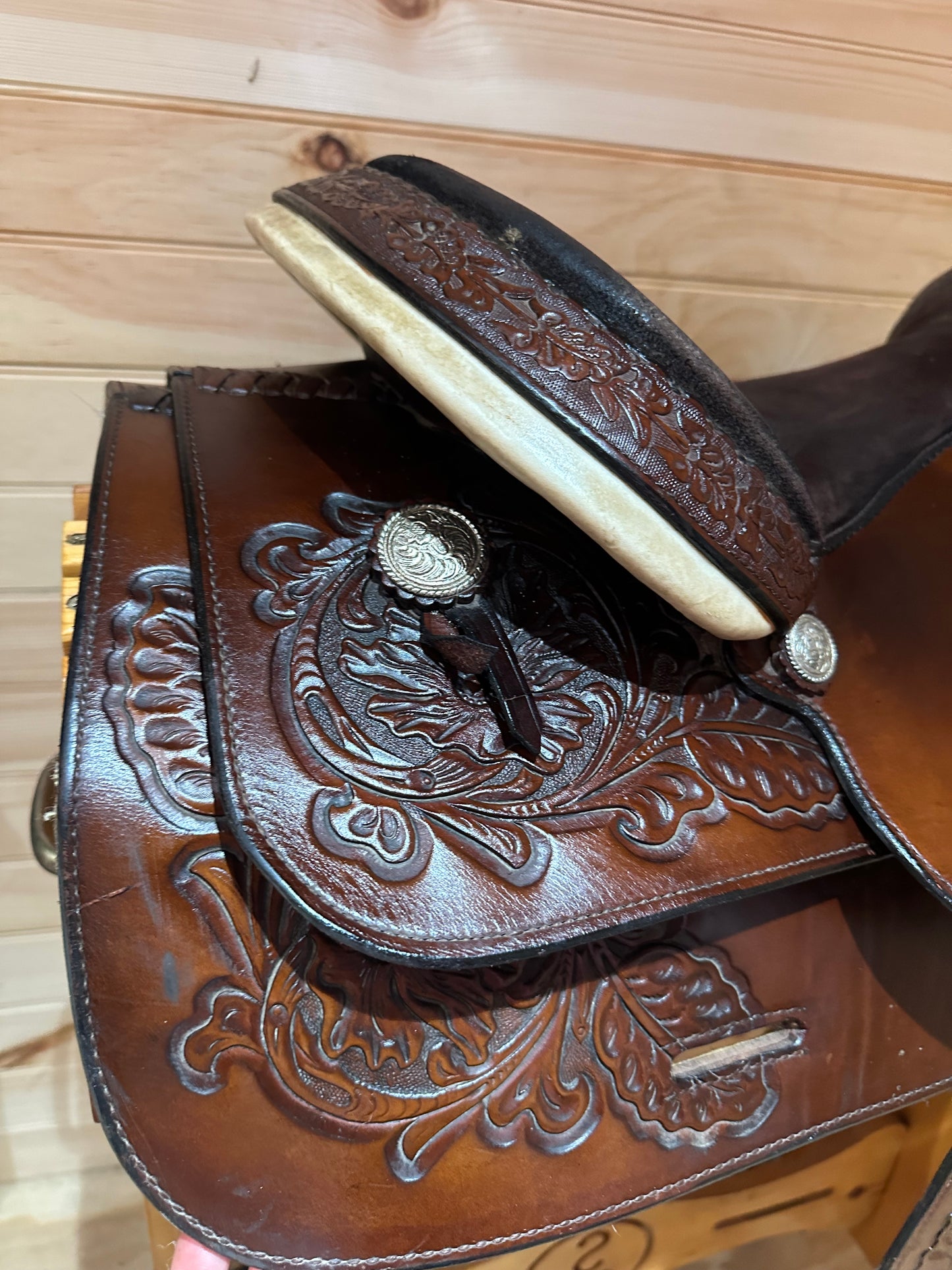 15” Tex Tan Hereford Western Equitation Saddle Model 08-1440-P