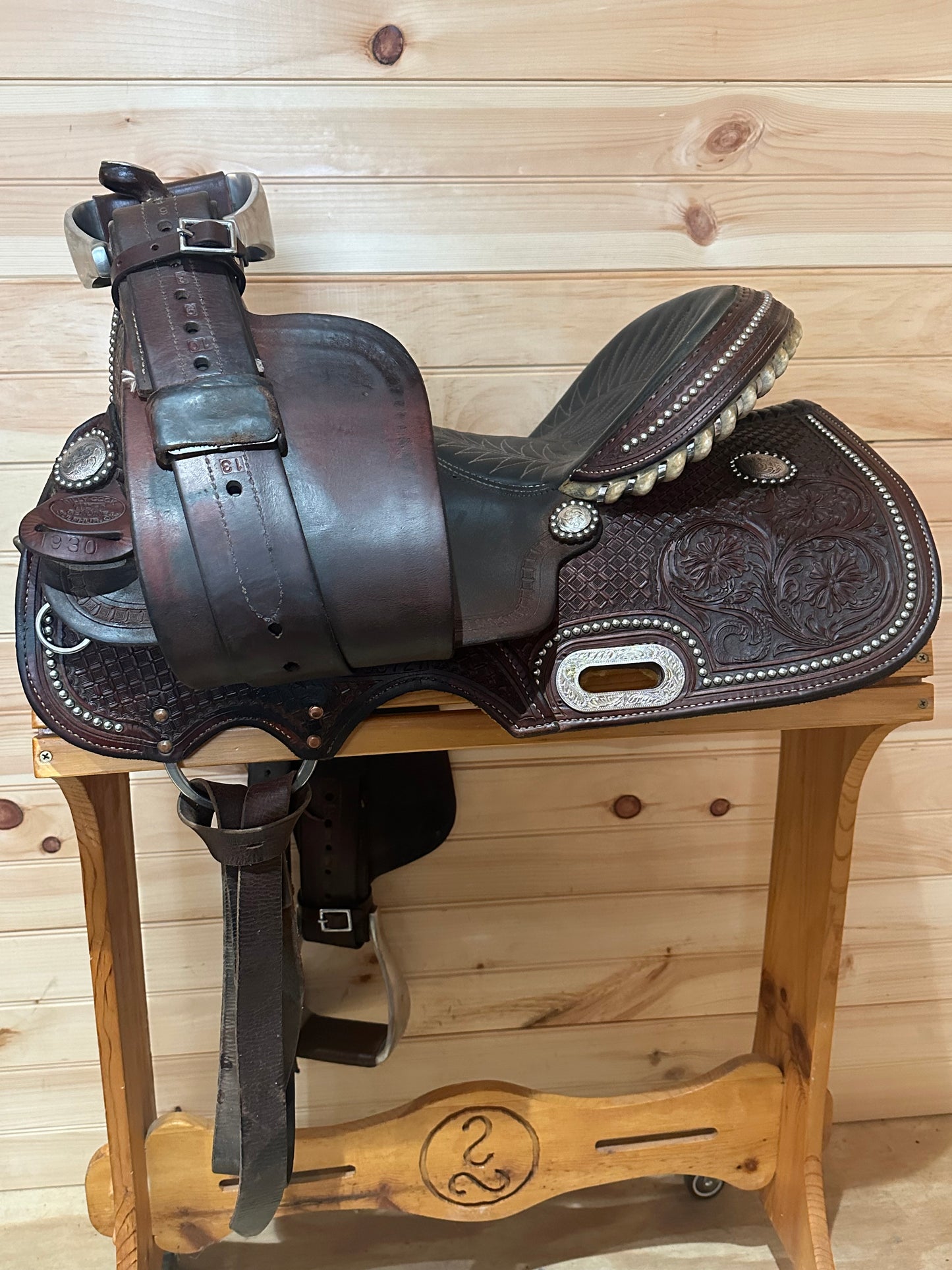 15” Billy Cook BW Barrel Racing Saddle Model 1930