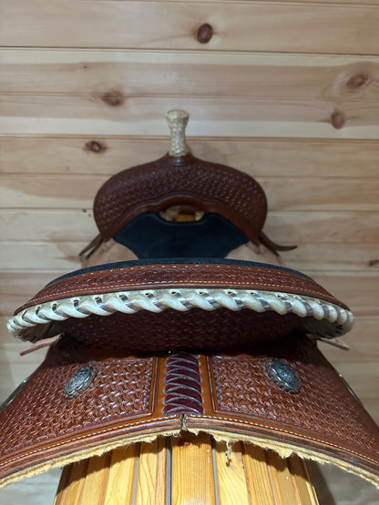 14.5” Circle Y Sabine Barrel Racing Saddle Model 2201