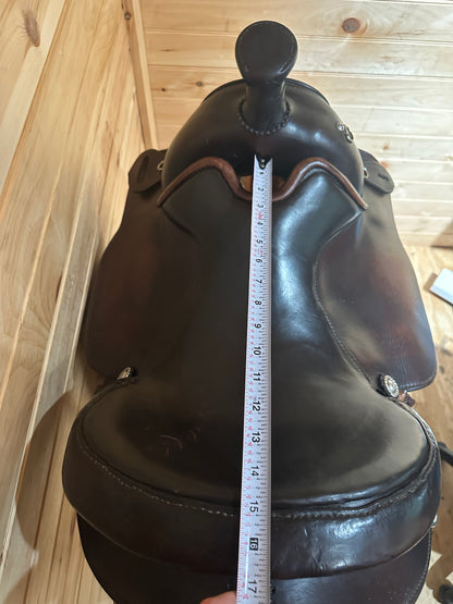 15” Circle Y Arabian Western Equitation Training Saddle Model 2130
