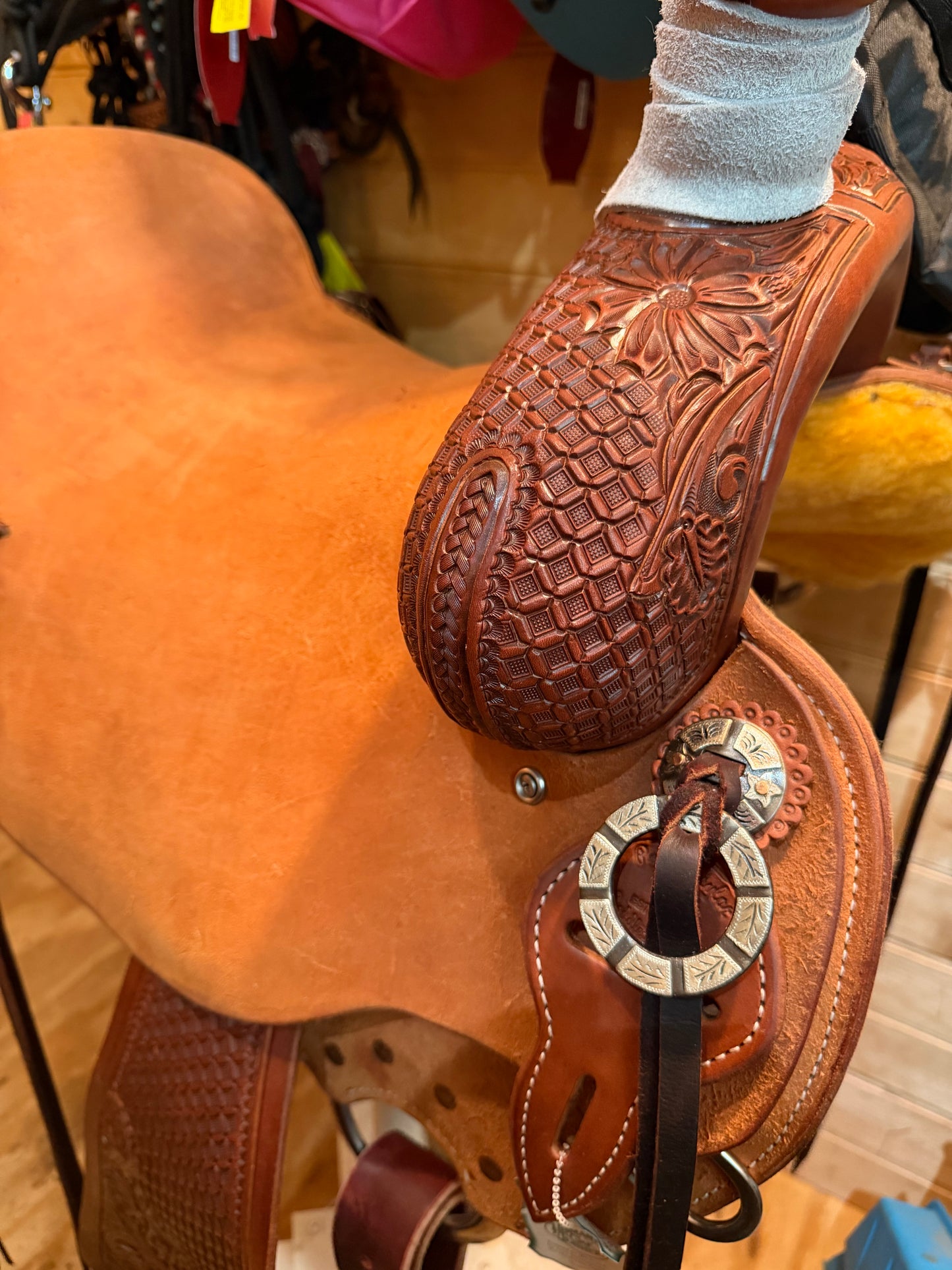 15.5" Paul Taylor Cowboy Ranch Western Saddle