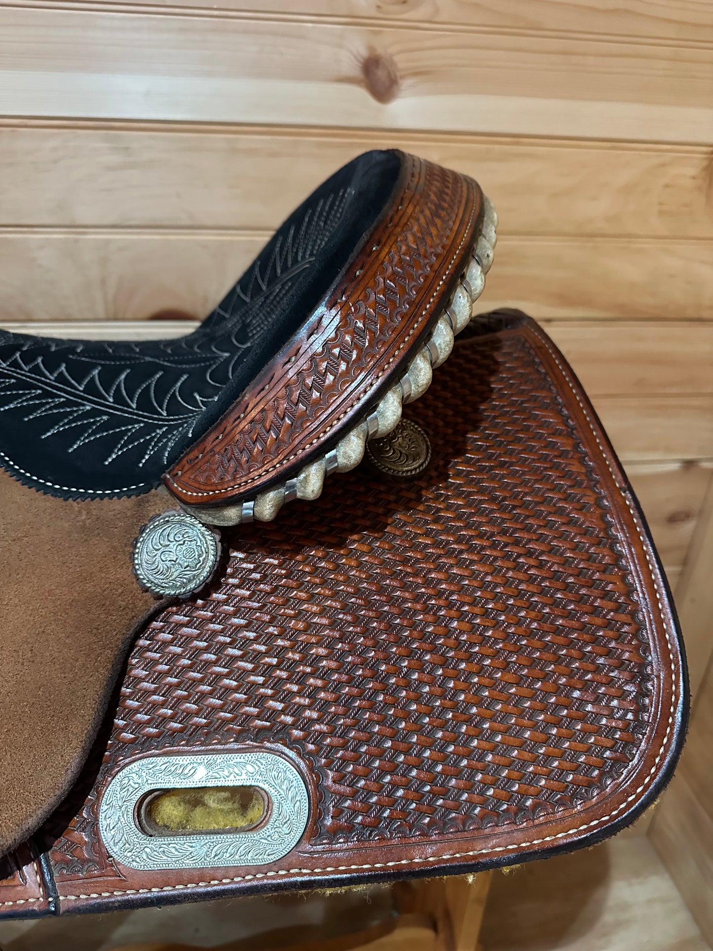 15” Billy Cook Maker Sulphur,OK Barrel Racing Saddle Model 1901
