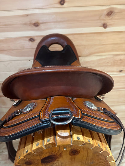 16” Circle Y Virginia Flex2 Trail Gaiter Gaited Endurance Saddle Model 1588 (2020)
