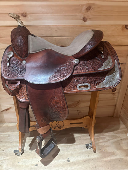 16” Circle Y Equitation Western Show Saddle Model 2893