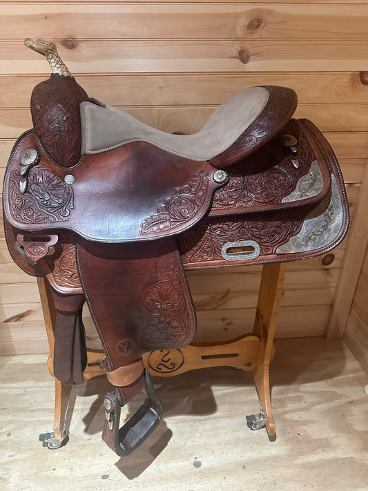 16” Circle Y Equitation Western Show Saddle Model 2893