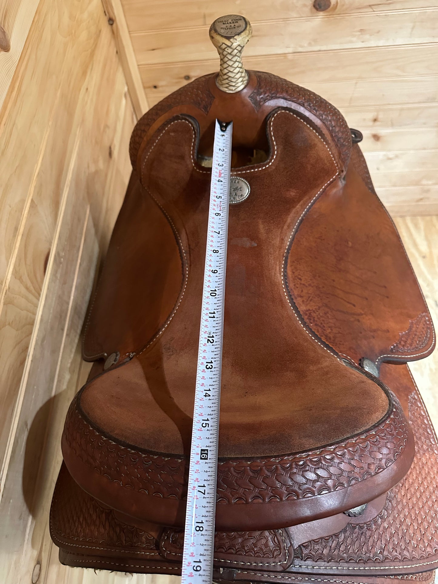 16” Billy Cook Maker Reiner Western Saddle Model 8907