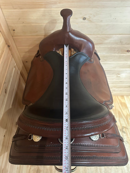 16” Circle Y Topeka Flex-Lite Western Trail Saddle Model 1551