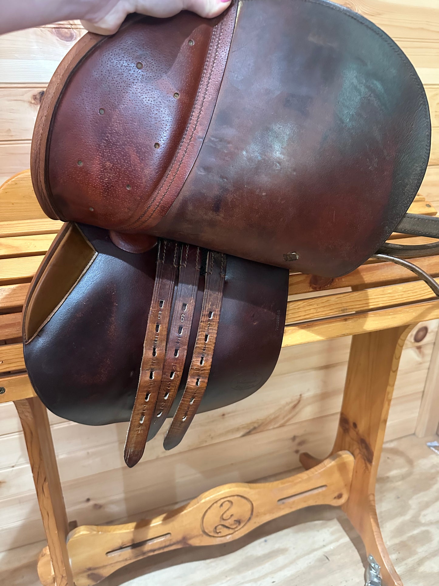 17” Pessoa Close Contact Jumping Saddle