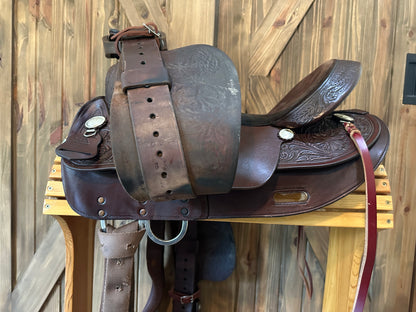 16” Circle Y High Horse Mineral Wells Western Trail Saddle Model 6813