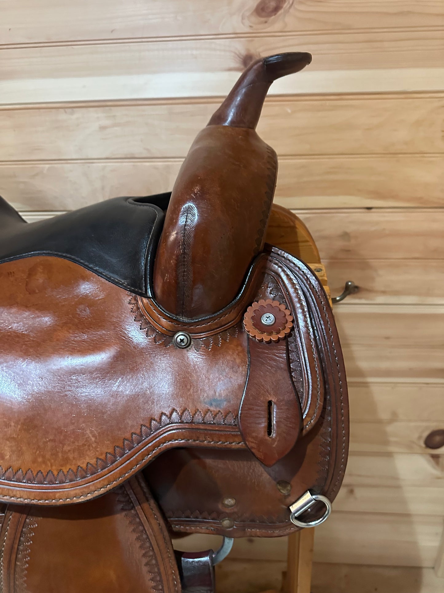 15” Circle Y Topeka Flex-Lite Western Trail Saddle Model 1551