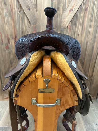 17” Circle Y Cutter Western Saddle Model 1356