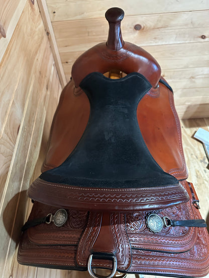 17” Circle Y Flex-Lite Western Trail Saddle Model 1558