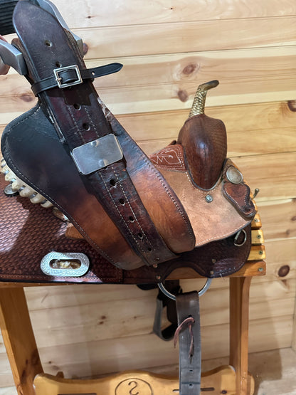 14” Billy Cook Maker Sulphur, OK Barrel Racing Saddle Model 1527