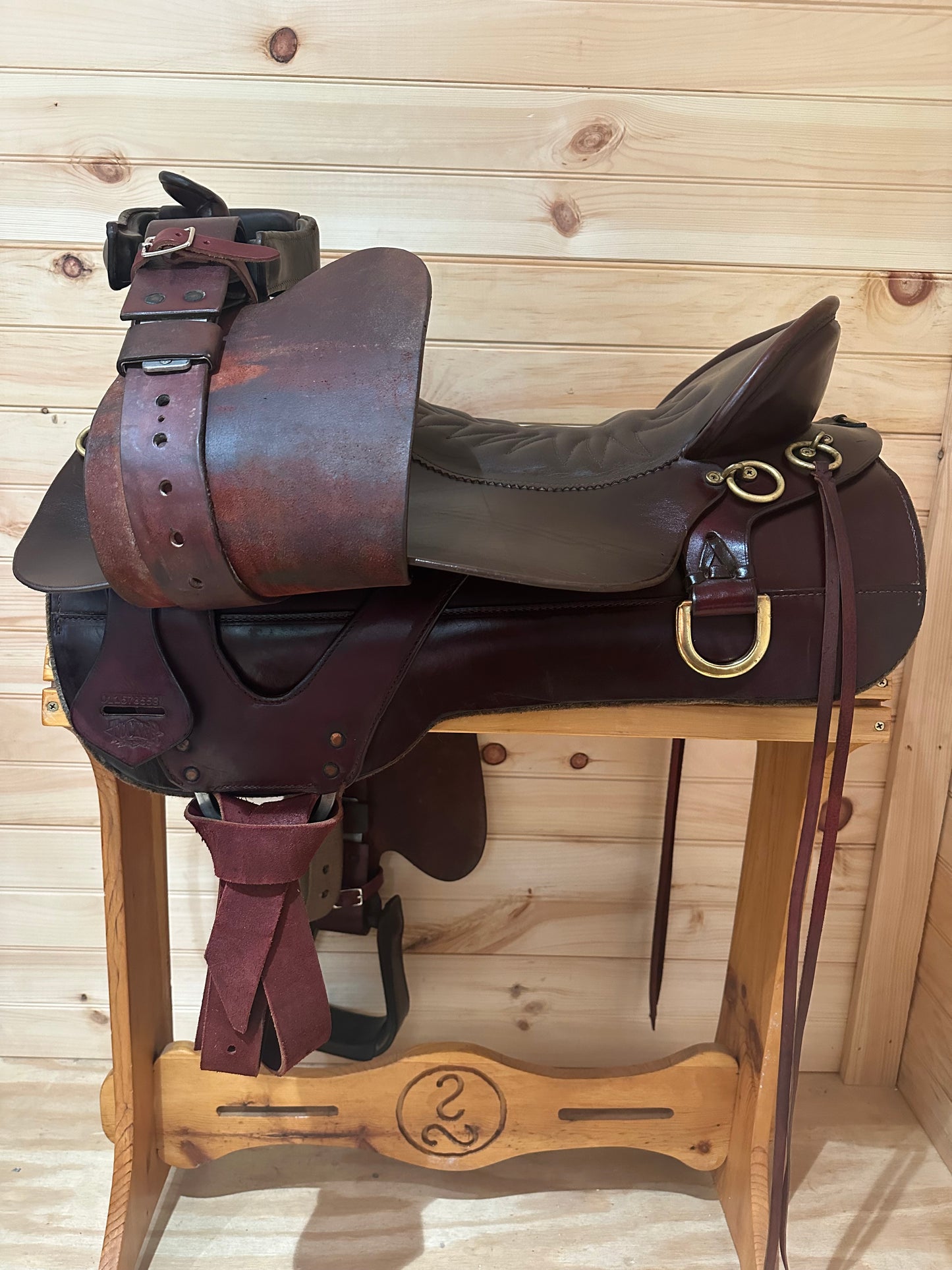 18.5” Tucker Cheyenne Western Trail Saddle Model 157