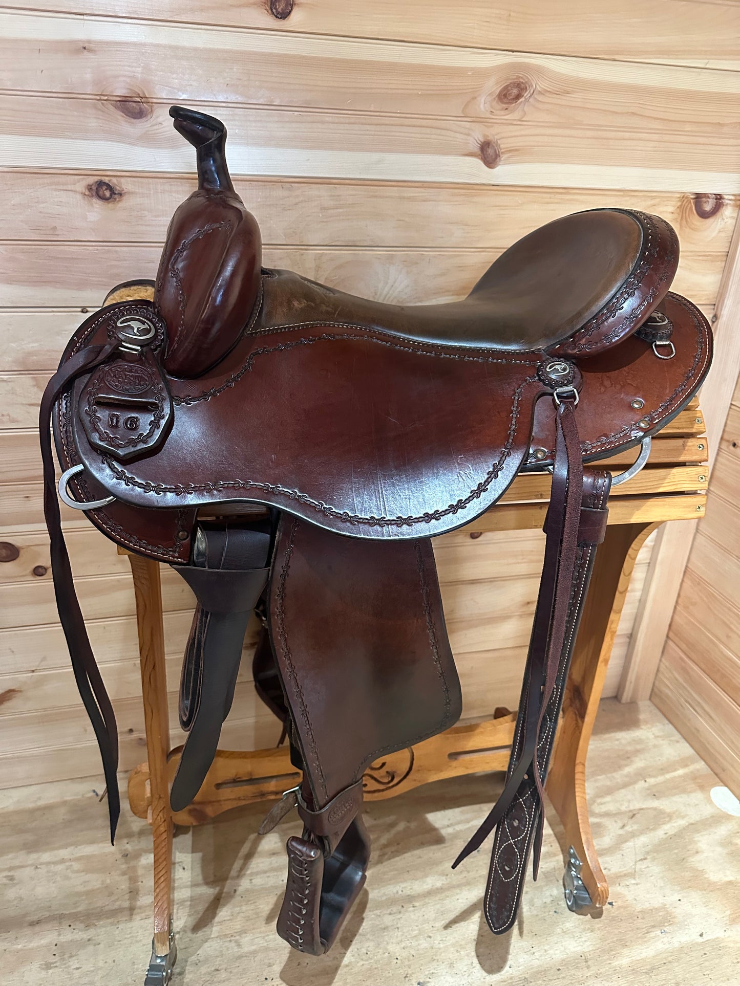 16” Clinton Anderson Aussie Saddle by Martin Saddlery