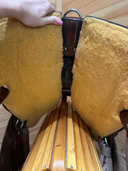 16” Circle Y Houston Trail Western Saddle Model 2610