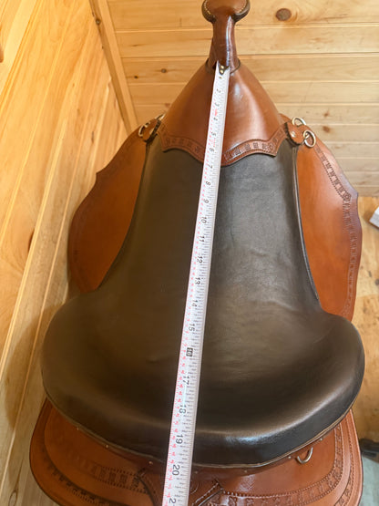 17” Brenneman’s Gaited Western Trail Saddle 080754