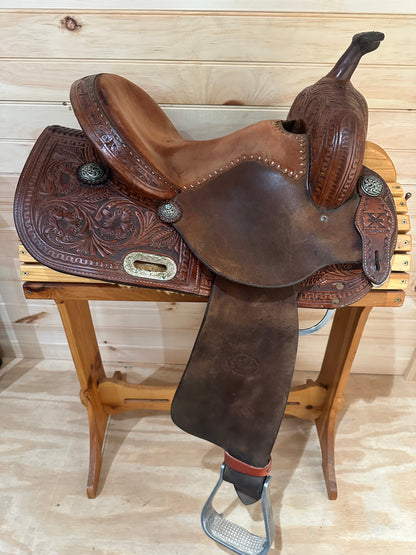 13.5” Reinsman X Series Barrel Racing Western Saddle