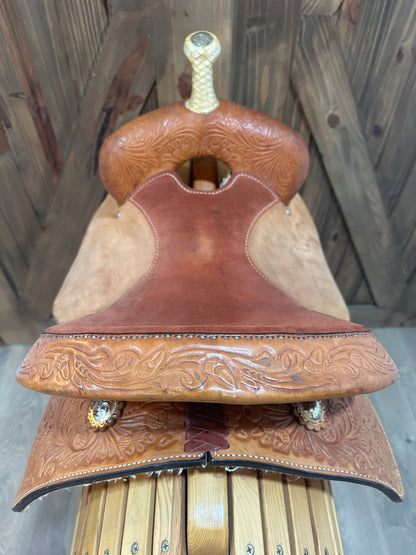 14” Circle Y Proven Barrel Racing Saddle