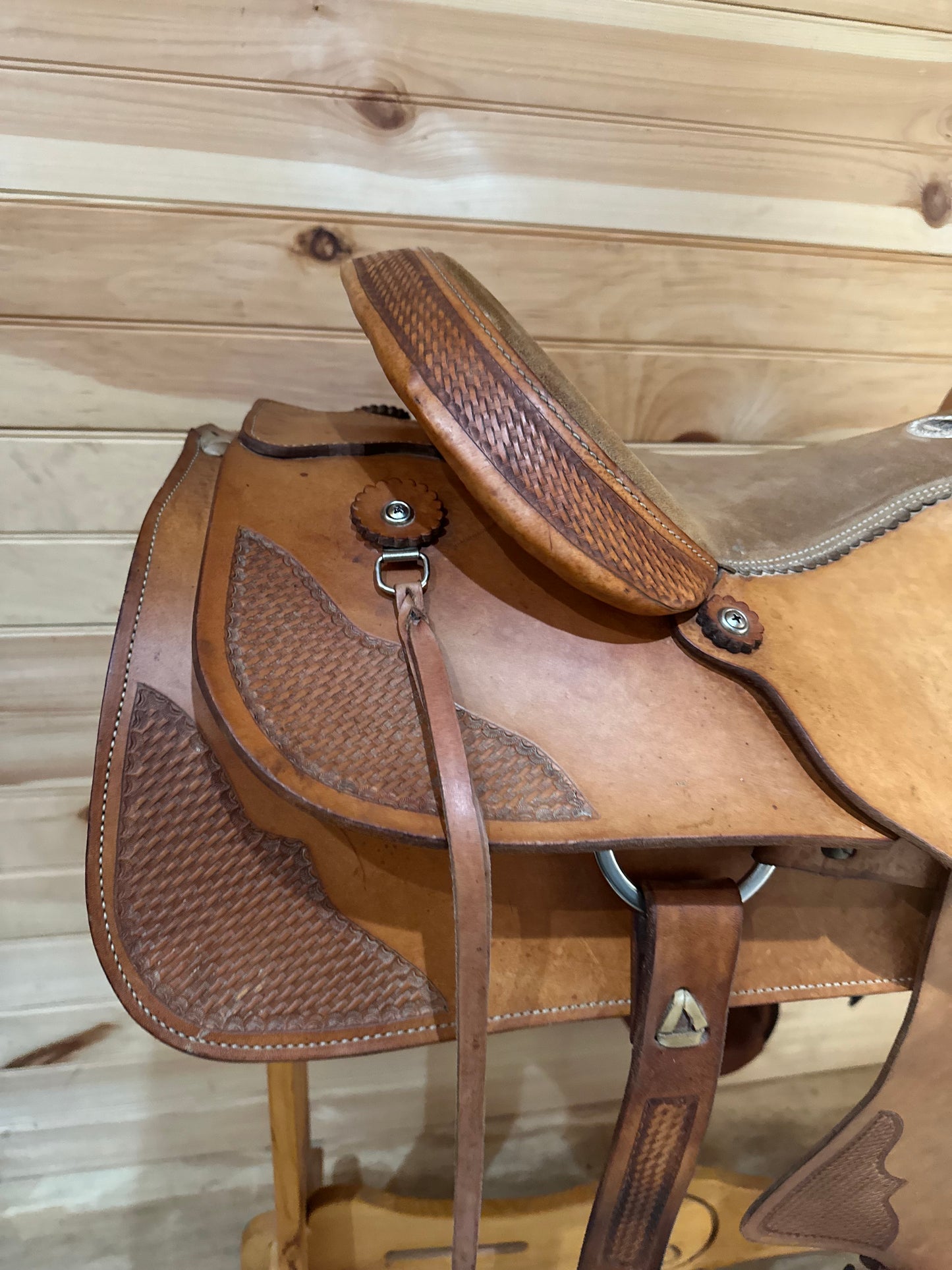 16” Alamo Saddlery Roper Style Western Trail Saddle