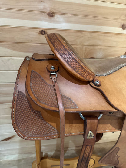 16” Alamo Saddlery Roper Style Western Trail Saddle