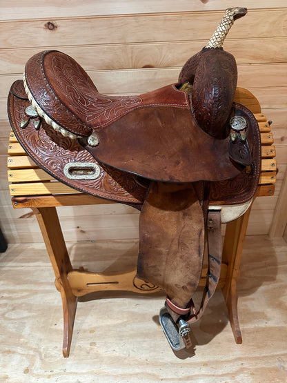 14” Circle Y Martha Josey Ultimate Barrel Racing Saddle Model 1173