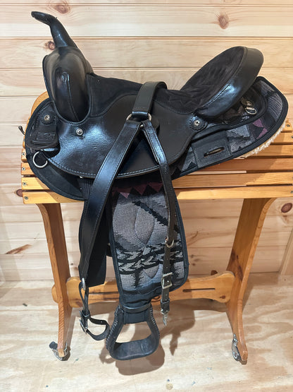 15” Big Horn Lightweight Western Trail Saddle Model 187