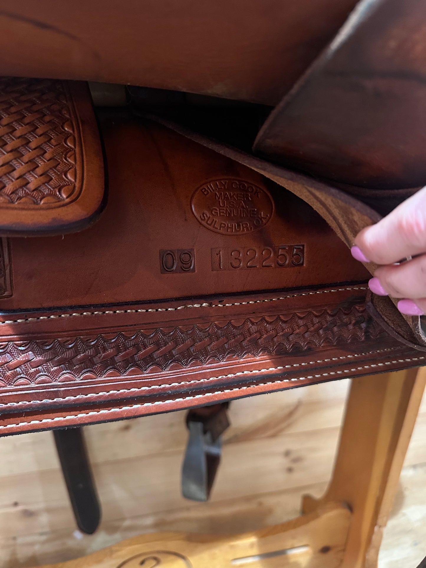 16” Genuine Billy Cook Pro Cutter Western Saddle Model 8940