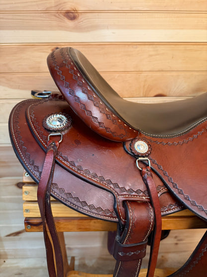 16” Cashel Round Skirt by Martin Saddlery Western Trail Saddle