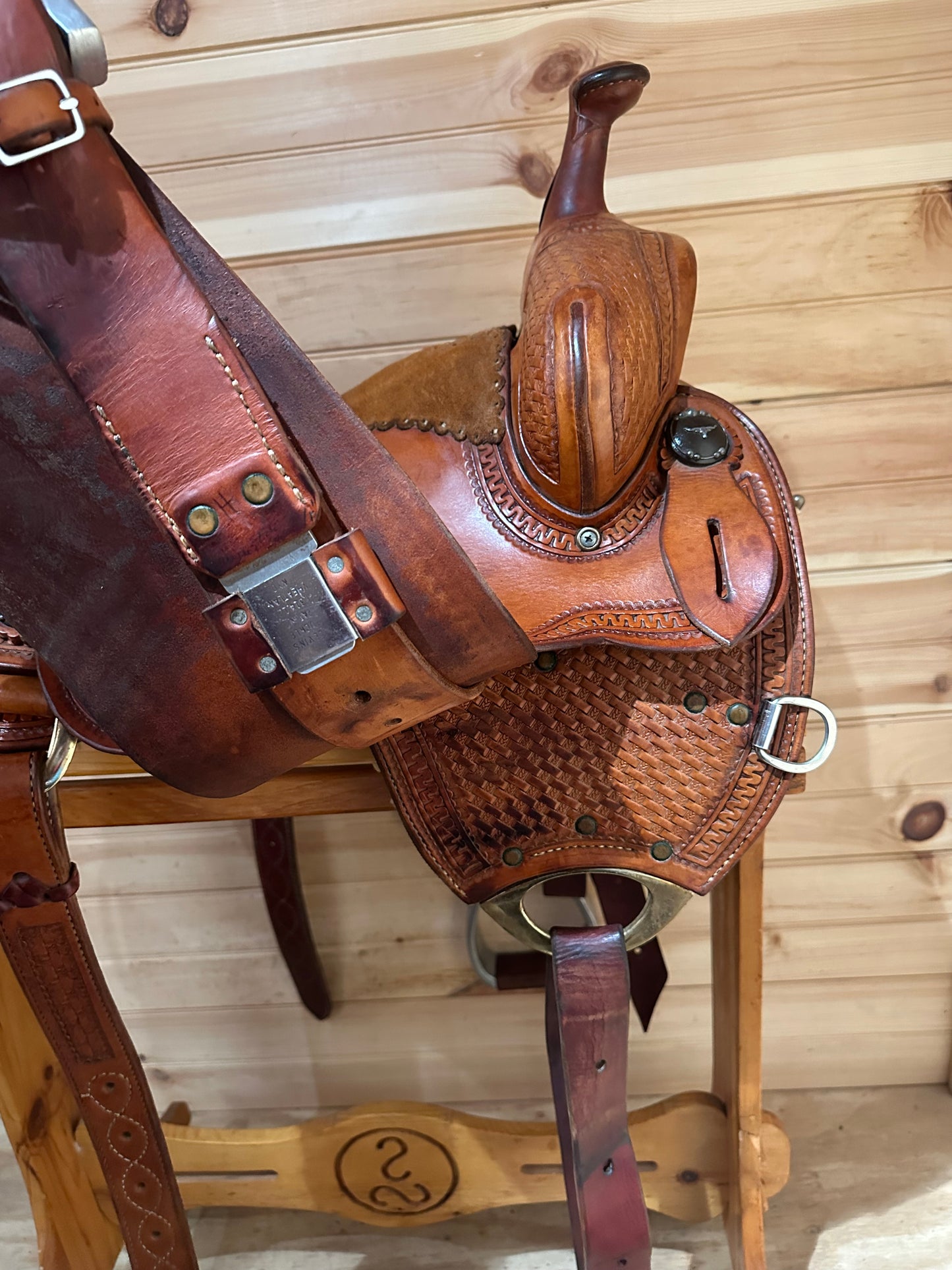 15.5” McCall Cow Horse  Western Saddle Model 690 1203